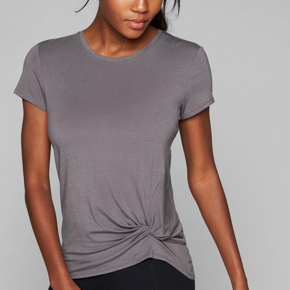 Athleta Front Knot Tee